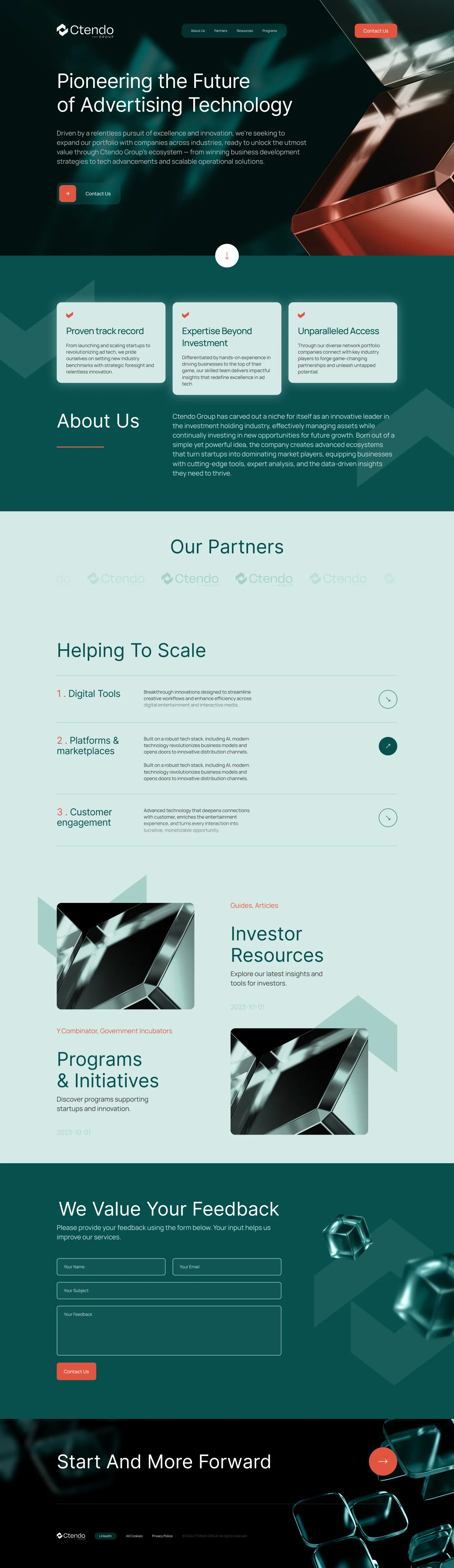 Promo landing page · full flow